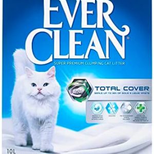 Ever Clean Total Cover Ekstra Güçlü Topaklanan Kedi Kumu, Hijyen Plus Formül, 10 L
