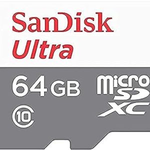SanDisk Ultra 64GB 100MB/s UHS-I Class 10 microSDXC Card, Hafıza Kartı (SDSQUNR-064G-GN3MN)