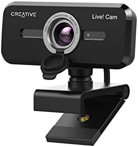 CREATIVE Live! Cam Sync 1080p V2, Full HD geniş açılı USB web kamerası, görüntülü arama için otomatik ses kısma ve gürültü engelleme özelliğine sahip, Zoom, Skype için geliştirilmiş dahili çift mikrofon