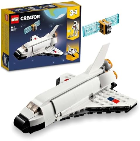LEGO Creator Uzay Mekiği 31134-6 Yaş ve Üzeri Çocuklar İçin Astronot ve Uzay Gemisi Modelleri İçeren Yaratıcı Oyuncak Yapım Seti (144 Parça)