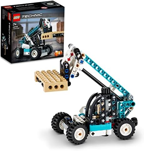 LEGO® Technic Teleskopik Yükleyici 42133 – 7 Yaş ve Üzeri Araçları Seven Çocuklar İçin 2’si 1 Arada Yaratıcı Oyuncak Model Yapım Seti (143 Parça)