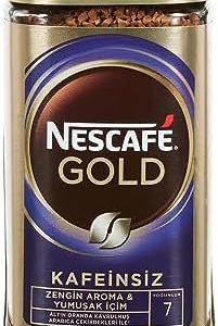 Nescafe Gold Kafeinsiz Çözünebilir Kahve Cam, 100 g