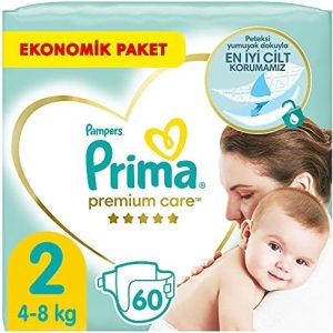 Prima Bebek Bezi Premium Care 2 Beden 60 Adet Mini Jumbo Paket