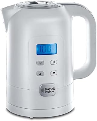 Russell Hobbs Hassas Su Isıtıcısı, 1.7l, 2200W, dijital sıcaklık ayarı ve LCD ekran, bebek maması ve çayın hazırlanması için ayarlanabilir 25 ° -100 ° C, sıcak tutma fonksiyonu, çay makinesi 21150-70