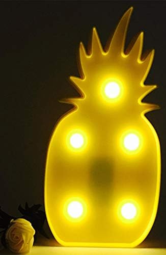 Buffer AD96YT0057 Ananas Şeklinde LEDli Dekoratif Eğlenceli Çocuk Gece Lambası ve Çok Amaçlı Aydınlatıcı Dekor