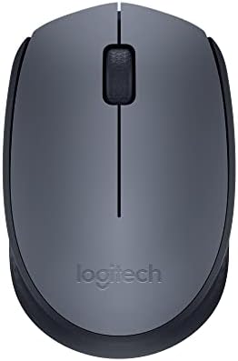Logitech M170 Kablosuz Mouse, PC, Mac, Dizüstü Bilgisayar için, 2,4 GHz, USB Mini Alıcılı, Optik İzleme, 12 Aylık Pil Ömrü, Sağ ve Sol Elle Kullanıma Uygun, Gri