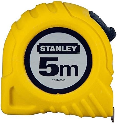 Stanley 1-30-497 Şerit Metre, 5mx19mm, Sarı/Siyah