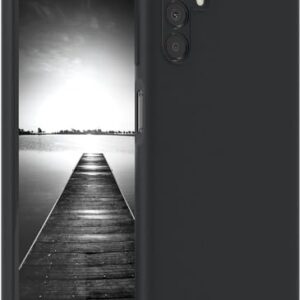Coverzone Samsung Galaxy S23 Fe ile uyumlu Kılıf Premier Silikon Kapak,Galaxy S23 Fe uyumlu Kılıf ​​Soft ve pürüzsüz dış yüzey Silikon Kılıf, Ultra ince yapılı Kılıf Esnek Premier Arka Kapak (Siyah)