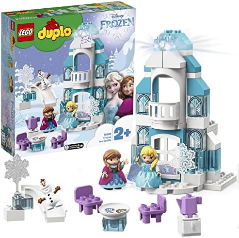 LEGO DUPLO Disney Karlar Ülkesi Buz Şatosu 10899-2 Yaş ve Üzeri İçin Anna, Elsa ve Olaf Figürü İçeren Eğitici Yapım Seti (59 Parça)