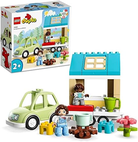 LEGO DUPLO Kasabası Tekerlekli Aile Evi 10986, 2 Yaş ve Üzeri için Oyuncak Yapım Seti (31 Parça)