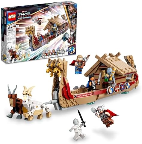 LEGO Marvel Keçi Teknesi 76208 - 8 Yaş ve Üzeri için 5 Minifigürlü Koleksiyonluk Oyuncak Yapım Seti (564 Parça)