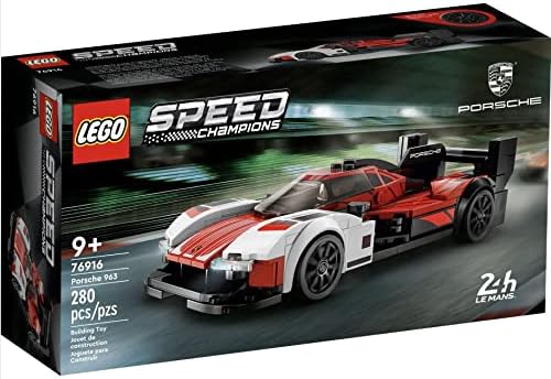 LEGO Speed Champions Porsche 963 76916-9 Yaş ve Üzeri Çocuklar İçin Koleksiyonluk Araba Modeli İçeren Yaratıcı Oyuncak Yapım Seti (280 Parça)