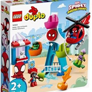 LEGO® DUPLO® Marvel Örümcek Adam ve Arkadaşları: Lunapark Macerası 10963-2 Yaş ve Üzeri Çocuklar için Süper Kahraman Oyuncak Yapım Seti (41 Parça)