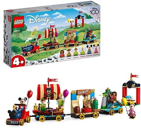 LEGO® | Disney: Disney Kutlama Treni 43212-4 Yaş ve Üzeri Genç Hayranlar ve Çocuklar için Yaratıcı Oyuncak Yapım Seti (200 Parça)
