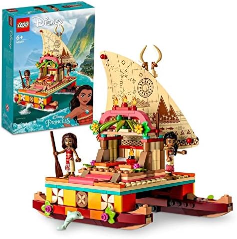 LEGO® | Disney Moana’nın Yol Bulma Teknesi 43210-6 Yaş ve Üzeri Çocuklar için Hayal Gücünü Geliştiren Yaratıcı Oyuncak Yapım Seti (321 Parça)