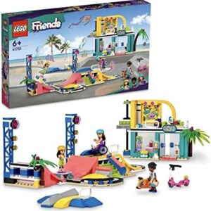 LEGO® Friends Kaykay Parkı 41751-6 Yaş ve Üzeri Çocuklar için 3 Mini Bebek İçeren Yaratıcı Oyuncak Yapım Seti (431 Parça)