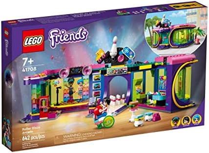 LEGO® Friends Patenli Disko Salonu 41708-7 Yaş ve Üzeri için Andrea Dahil 3 Mini Bebek İçeren Oyuncak Yapım Seti (642 Parça)