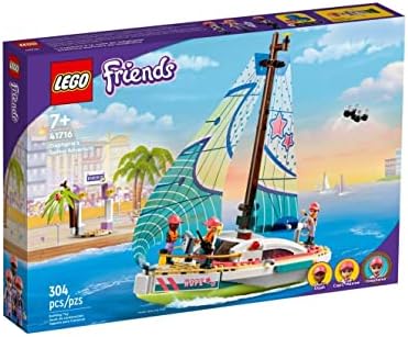 LEGO® Friends Stephanie’nin Yelkenli Macerası 41716-7 Yaş ve Üzeri Çocuklar için Oyuncak Yapım Seti (309 Parça)
