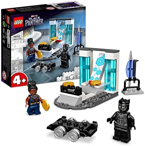 LEGO® Marvel Shuri'nin Laboratuvarı 76212-4 Yaş ve Üzeri Çocuklar için Black Panther Oyuncak Yapım Seti (58 Parça)