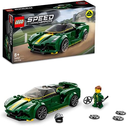 LEGO® Speed Champions Lotus Evija 76907-8 Yaş ve Üzeri Çocuklar ve Araba Meraklıları için Harika bir Oyuncak Yapım Seti (247 Parça)