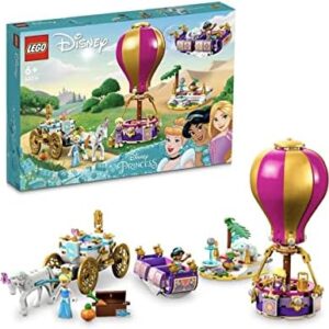 LEGO® │ Disney™ Prensesin Büyülü Yolculuğu 43216-6 Yaş ve Üzeri Çocuk Çocuklar İçin Rapunzel, Yasemin ve Sindirella Minifigürü İçeren Eğlenceli Oyunlar Sunan Yaratıcı Oyuncak Yapım Seti (320 Parça)