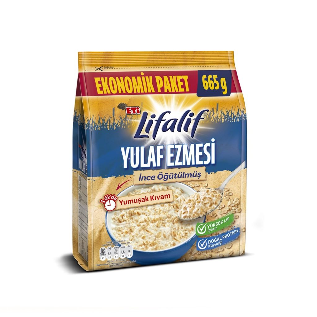Eti Lifalif İnce Öğütülmüş Yulaf Ezmesi 665 g – MaviKutu
