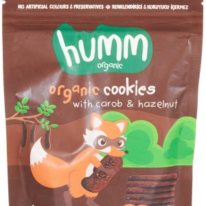 Humm Organic Keçiboynuzlu Fındıklı Vegan Kurabiye 1 Paket(55 Gr x 1 Adet) – MaviKutu