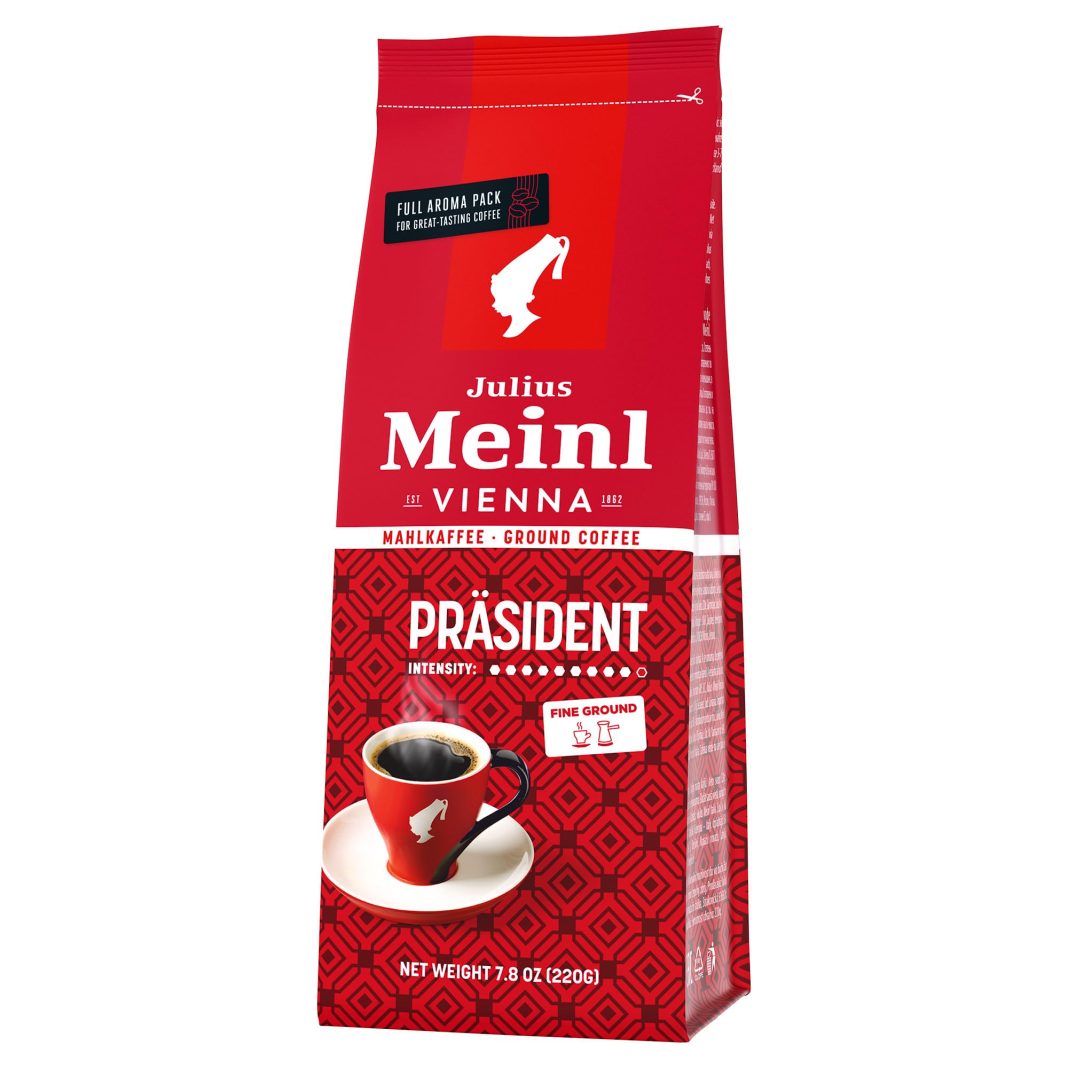 Julius Meinl Präsident Blend Öğütülmüş Filtre Kahve, Orta Kavrulmuş, Yumuşak İçim 220 g – MaviKutu