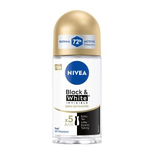 NIVEA Kadın Roll On Deodorant Black&White Invisible İpeksi Pürüzsüzlük 72 Saat Anti-perspirant Koruma 50ml – MaviKutu