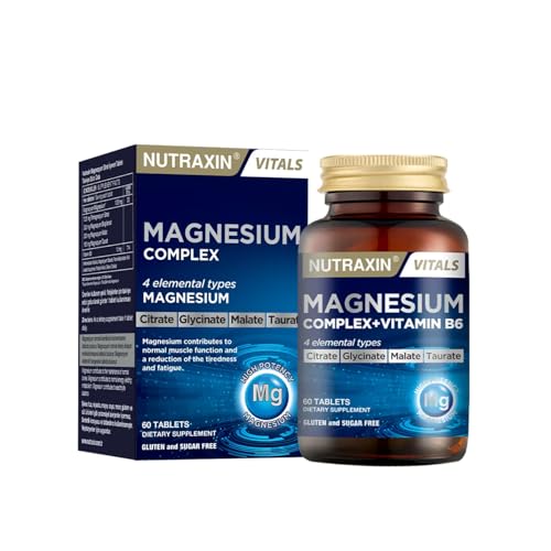 Nutraxin Magnesium Complex Gıda Takviyesi, 60 Tablet – MaviKutu