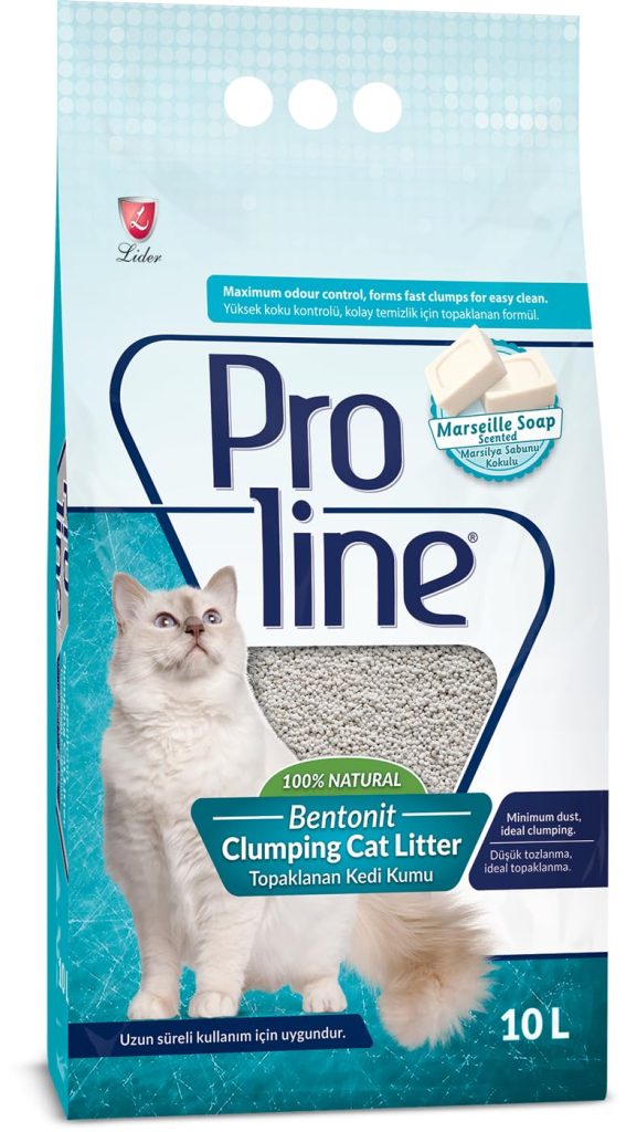 Proline Sabun Kokulu Bentonit Kedi Kumu, 10 L – MaviKutu