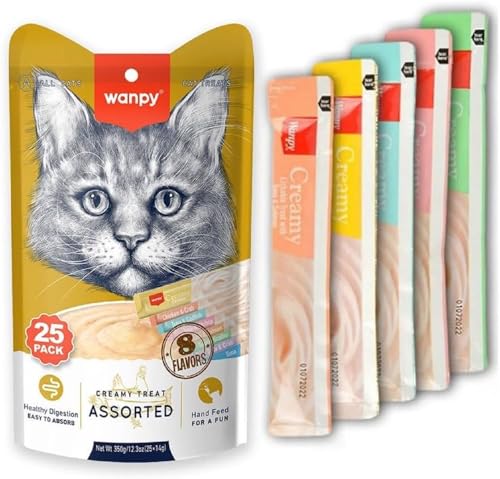 Wanpy Karışık Sıvı Kedi Ödülü 25×14 gr – MaviKutu