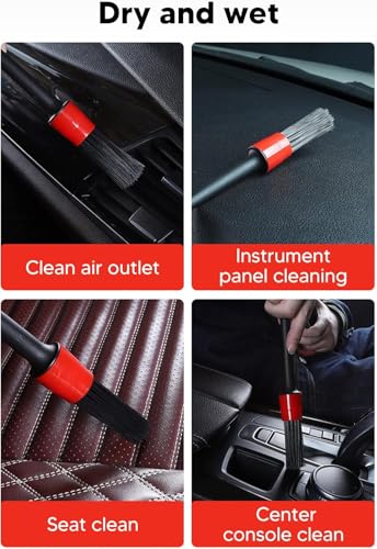 AEE® 7'li Araç İçi Temizlik Fırça Seti Oto Detay Fırçası Yumuşak Toz Alma Klima Havalandırma Torpido Temizlik Aleti Jant Köpük – MaviKutu