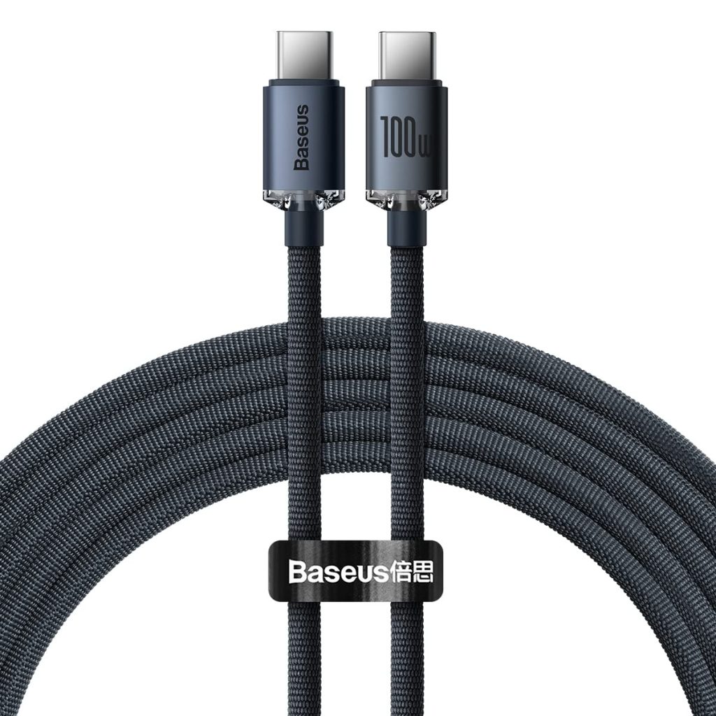 Baseus Crystal Shine 100W 200 cm Type-C Şarj Kablosu – MaviKutu