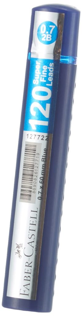 Faber-Castell Grip Min 0.7 2b 60mm, 120'li Mavi Tüp – MaviKutu