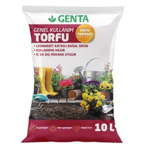 Genta Genel Kullanım Torfu Saksı Toprağı 10 Lt – MaviKutu