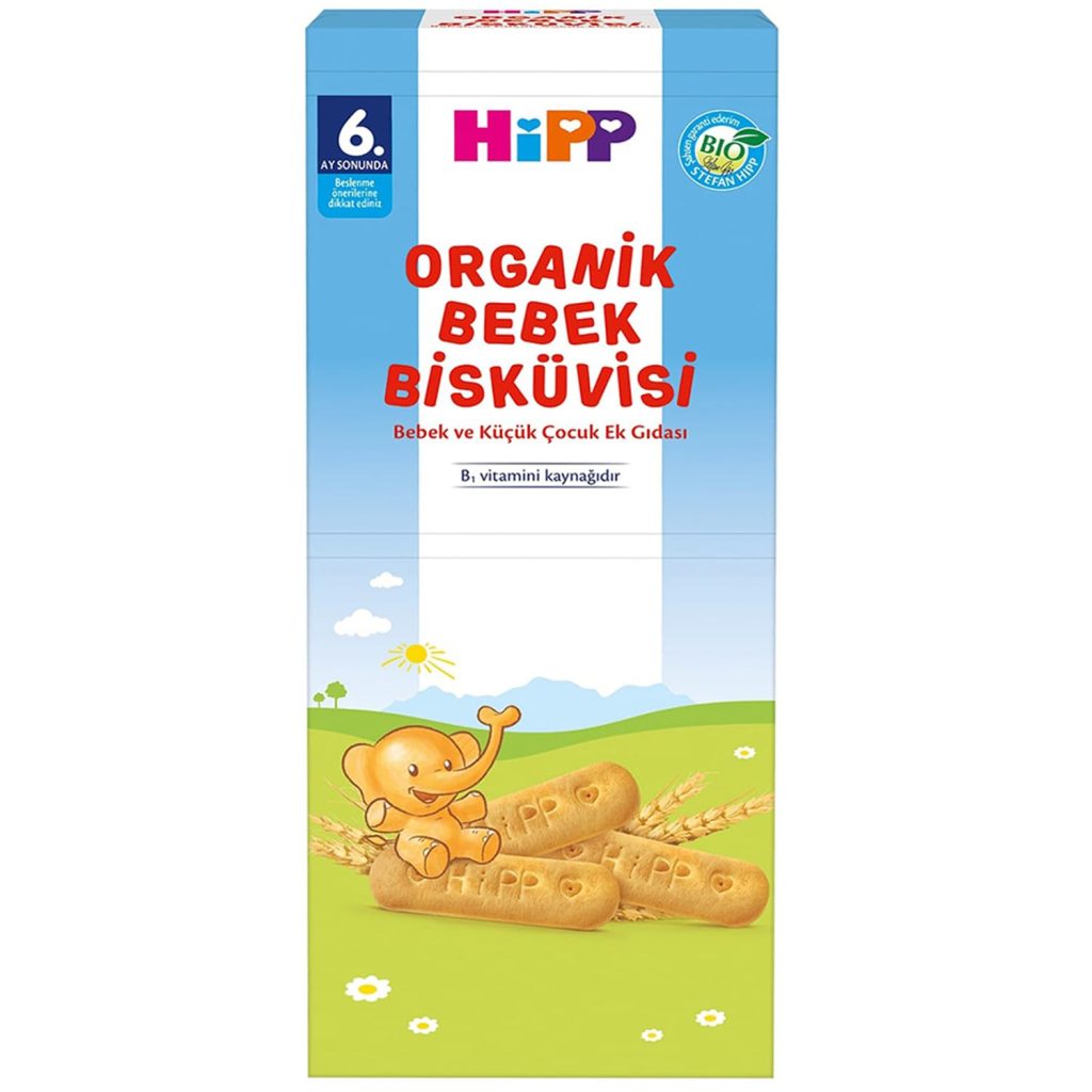 HiPP Organik Bebek Bisküvisi 180 gr – MaviKutu