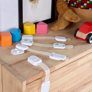 Kidkid Yüksek Güvenlikli Çekmece ve Dolap Kilidi 5 Adet – MaviKutu