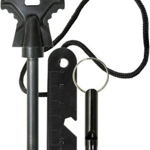 Orret Home Acil Durum Magnezyum Çubuk Çakmaktaşı Hayatta Kalma Ateş Başlatıcı Çakmak Kiti Düdük Hediyeli,Kamp,Karavan İçin Ateş Yakmak İçin Çakmak – MaviKutu