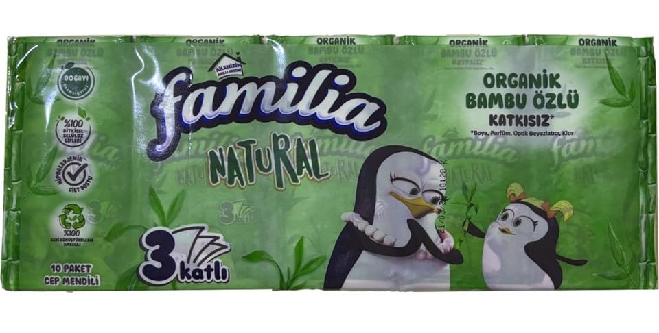 Familia Natural Cep Mendil 10 * 10 – MaviKutu