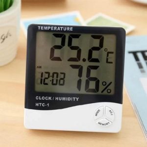 Jouis İç Mekan Higrometre (Nem Ölçer) ve Termometre, Büyük Ekran, Masa Ayaklı, Asmalı, Mıknatıslı, Elektronik Sıcaklık ve Nem Ölçer – MaviKutu