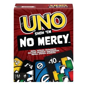 Mattel Games UNO No Mercy Kartlar Çocuklara, yetişkinlere, aileyle bir araya gelinen akşamlara, partilere ve seyahatlere yönelik UNO No Mercy Kart Oyunu HWV18 – MaviKutu