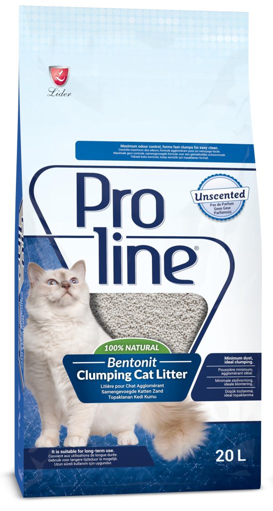 Proline Kokusuz Bentonit Kedi Kumu 20 L – MaviKutu