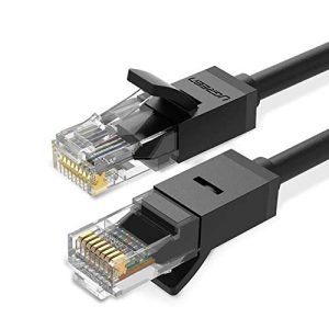 Ugreen CAT6 Ethernet Kablosu, 5 Metre, Siyah – MaviKutu