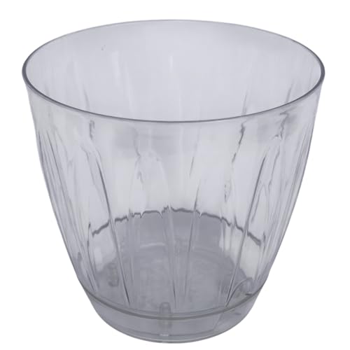 2 adet Plastik Orkide Saksısı Seti 1,5 lt Gizli Tabaklı Şeffaf Saksı 145 x 135 mm – MaviKutu