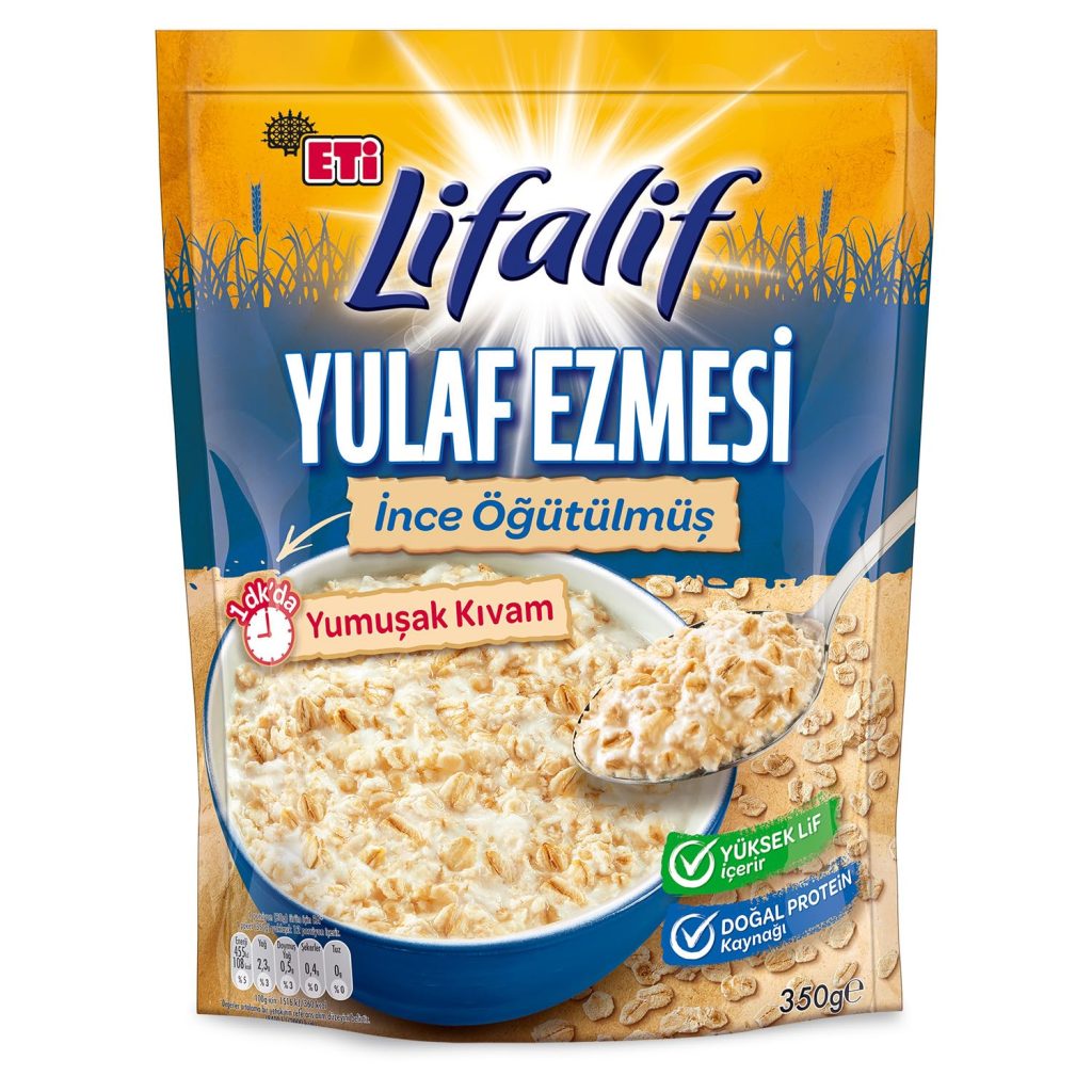 Eti Lifalif İnce Öğütülmüş Yulaf Ezmesi 350 g – MaviKutu