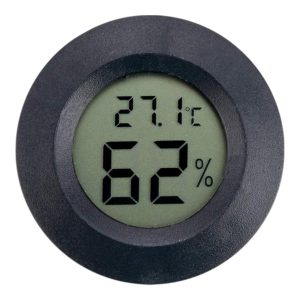 Kuluçka Makinasi Için Probsuz Termometre, Termometre Nem Ölçer Dijital Lcd Ekran Yuvarlak – MaviKutu