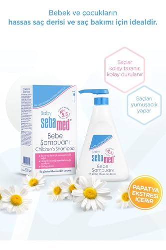 Sebamed Baby pH 5.5 Göz Yakmayan Formül Nemlendirici Etkili Papatya Özütlü Bebek Şampuanı 500 ml – MaviKutu