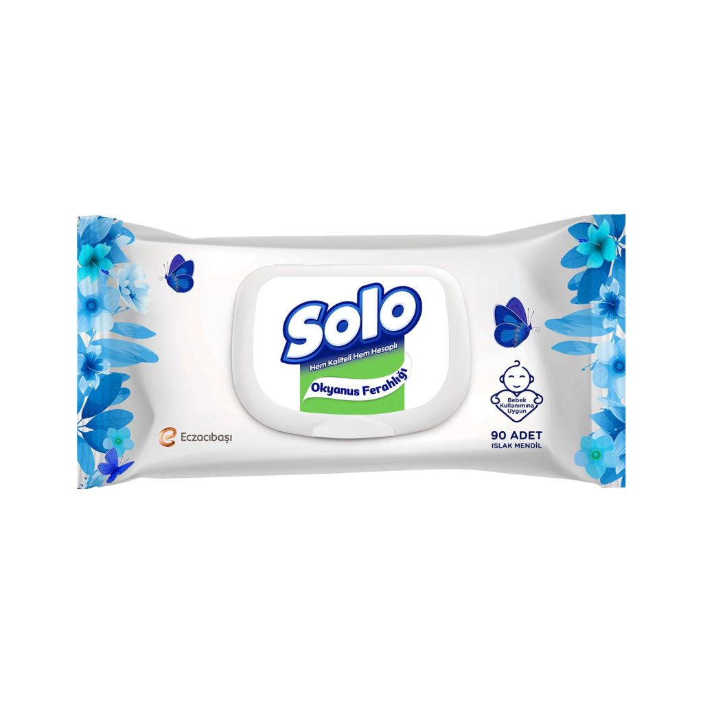 Solo Islak Havlu Okyanus Ferahlığı 90 Yaprak – MaviKutu