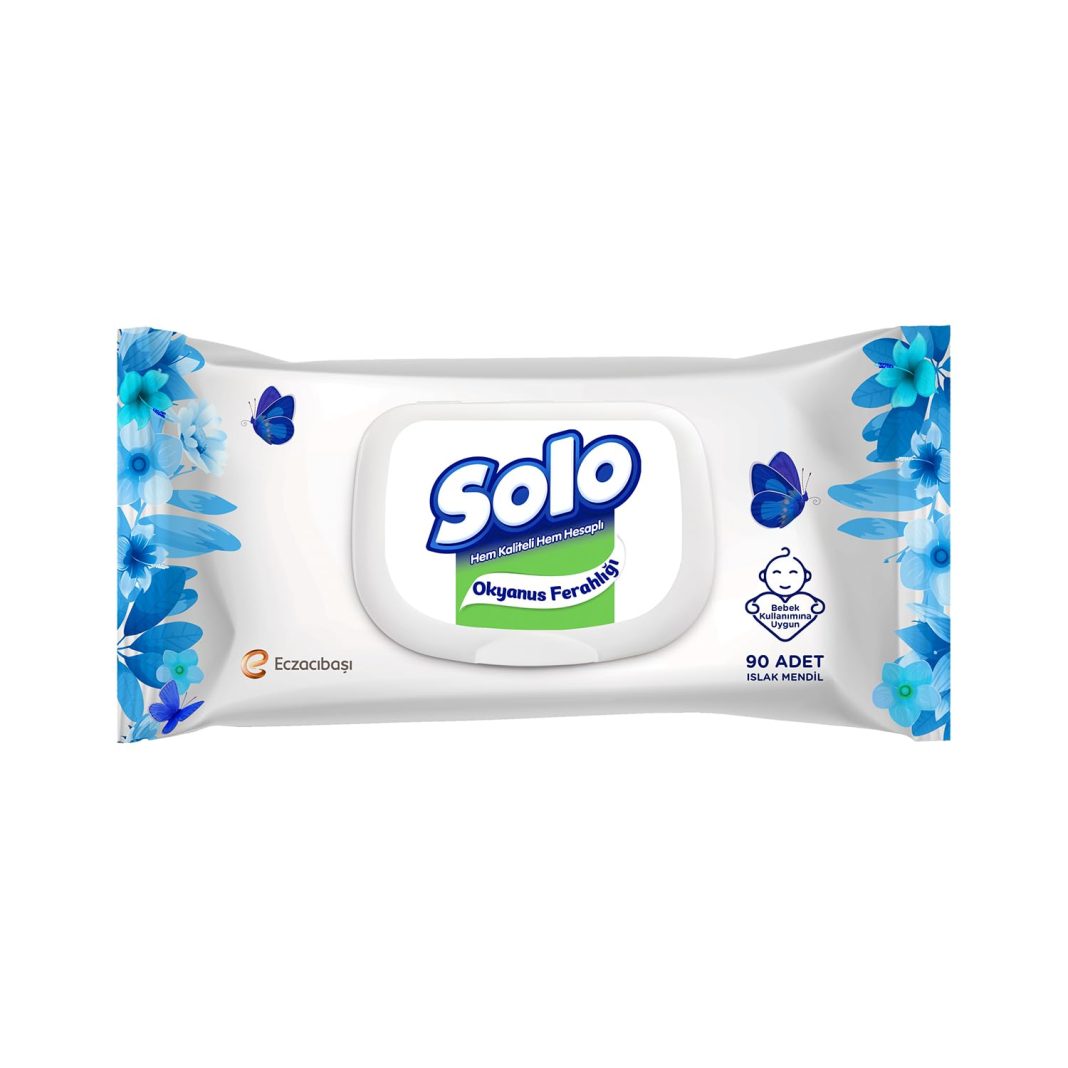 Solo Islak Havlu Okyanus Ferahlığı 90 Yaprak – MaviKutu